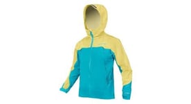 Veste impermeable endura mt500 ii atlantic bleu   jaune