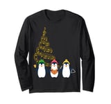 Musical Penguins Singing Carols Christmas Penguin Lover Long Sleeve T-Shirt