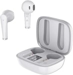 Fuz1 Bluetooth Earphones White[X1954]