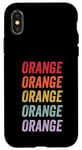 Coque pour iPhone X/XS Orange