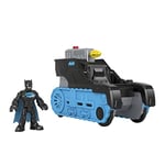 Imaginext DC Super Friends Tank Bat-Tech, véhicule à Pousser avec Figurine Batman, Jouet pour Enfant de 3 à 8 Ans, GVW26 Multicolore