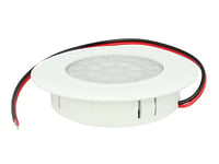 Mini Spot Encastré Led Gradateur Tactile Dimmable On Off DC 12V 2,5W Trou Rond 60mm (BLANC, 4500K)