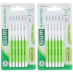 GUM® Bi-Direction Brossette conique fine 0,7 mm Brosse(S) À Dents 2x6 pc(s)