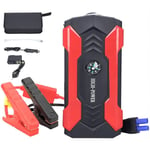 MAGICFOX Booster Batterie Voiture - 600A 15000mAh - Jump Starter (Jusqu'à 6,0L Essence/3.0L diesel) avec Charge Inverse et Lamp LED