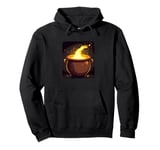 Funny Cauldron for Witches and Cooks Pullover Hoodie