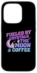 iPhone 14 Pro Fueled By Crystals The Moon Coffee Spiritual Chakra Gemstone Case