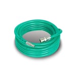 EBERTH Tuyau d'air comprimé pour compresseur (longueur 10 m, raccord rapide 3-8", diamètre intérieur 10 mm, max. 24 bar)