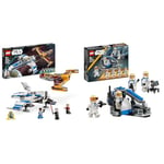 LEGO Star Wars New Republic E-Wing vs. Shin Hati’s Starfighter, Ahsoka Series Set & Star Wars 332nd Ahsoka's Clone Trooper Battle Pack, The Clone Wars Building Toy Set