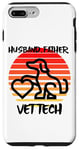 Coque pour iPhone 7 Plus/8 Plus Husband Father Vet Tech, vétérinaire, chien, animal de compagnie, chat, famille