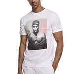 Mister Tee Men's Tupac Afterglow Tee T Shirt, White, L UK