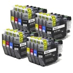 16 Printer Ink Cartridges (Set) for use with Brother MFC-J5335DW & MFC-J6530DW