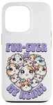 Coque pour iPhone 13 Pro Fur-ever in My Heart Kawaii Cochon d'Inde Cœur