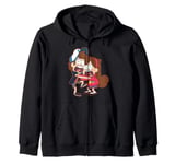 Disney Gravity Falls Dipper and Mabel Pines Zip Hoodie