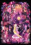Disney Stained Art, Twinkling Lights in the Night Sky (Rapunzel in the Tower), t