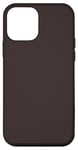 Coque pour iPhone 12 mini Couleur marron expresso simple