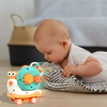 Baby 4 in 1 Fidget Spinner Bath Toy Snail Windmill Suction Cup Infant Fun Set