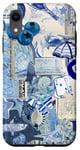 iPhone XR European Summer Collage Blue Mediterranean Collage Aesthetic Case