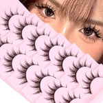 Manga Lashes Natural Look Anime Lashes Mink Wispy Fluffy