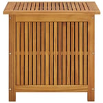 CLOUD Coffre de rangement extérieur - élégant Design - Boîte de rangement de jardin 60x50x58 cm Bois d'acacia solide CHYNEW1927587