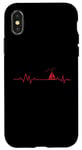 iPhone X/XS My Heart beats for Sailing Heart Line Case