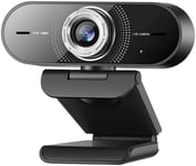 Angetube Webcam HD 1080P PC Web Cameras with Denoising Microphone for Streaming USB WebCamera for Computers in Conferencing&Youtube&Facetime (black)