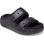 Crocs Classic Cozzzy Thermoplastic Women's Black Sandals