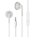 Headphones - Mobile Phone Earphones Earphone Type Android Universal Wire Control Earphones Sports Earplugs - White