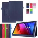 Housse Asus Zenpad 10 Z301M-1B008A / 1B009A 10,1 pouces Cuir Style bleu avec Stand - Etui coque bleu de protection Tablette Asus Z301M / Z301MF / Z301MFL - accessoires pochette XEPTIO !