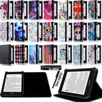 Folio Stand Leather Cover Case For Amazon Kindle 4/5/7/8/9 Paperwhite 1/2/3/4