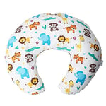 Niimo Coussin d’Allaitement - Coussin Maternité - Coussin de Positionnement - Coussin Bébé - Coussin de Grossesse - Multifonction - Housse 100% Coton - Lavable (Jungle)