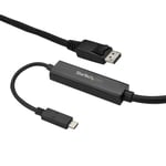 StarTech.com 9.8ft/3m USB C to DisplayPort 1.2 Cable 4K 60Hz - USB-C to Displ...