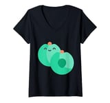 Womens Really Like Amla Fruit Indian Gooseberry V-Neck T-Shirt