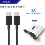 Adaptateur USB Type C vers Jack 3.5,câble audio pour Samsung Galaxy S24 Ultra S23 S21 S22 Tab S9 - Type type c to c cable 1m #A