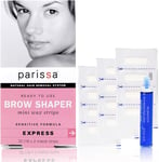 Parissa Eyebrow Wax Strips 32 Strips - Hair Removal for Women Waxing Strips Kit