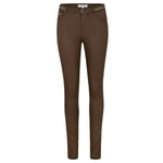 Pantalon FEMME MORGAN taupe simili cuir