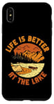 iPhone XS Max Rowing Row Boat Retro Vintage Life Is Better At The Lake Case