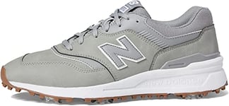 New Balance Mens 997 Golf Shoe, Grey, 8.5 Wide US, Grey, 8 UK Wide