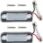 Sarja 2 Led Numerovalot Mercedes Benz Clk C209 A209 Cls C219 C W203 E W211 Sl R230 Slk R171, ME Premium