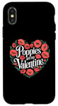 iPhone X/XS Poppies Are My Valentine Red Poppy Flower Valentines Day Case