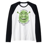 Shrek I’m Just Here For The Snacks Raglan Baseball Tee