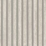 Papier peint imitation tasseau bois gris - effet tasseau de bois Papier peint intissé - Gris, Gris