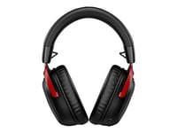 Hyperx Cloud Iii - Hodesett - Full Størrelse - 2,4 Ghz - Trådløs - Svart, Rød