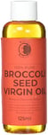 Mystic Moments | Broccoli Seed Virgin Carrier Oil 125ml - Pure & Natural Oil Perfect For Hair, Face, Nails, Aromatherapy, Massage and Oil Dilution Vegan GMO Free