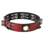 Remo TA-6208-52- Headless Tambourine Quadura Deep Red, 8"