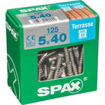 Spax - Lot de 125 vis inox tête cylindrique Diam.5 mm x L.40 mm