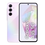 Samsung Galaxy A35 5G, Factory Unlocked Android Smartphone, 256GB, 8GB RAM, 2 day battery life, 50MP Camera, Awesome Lilac, 3 Year Manufacturer Extended Warranty (UK Version)