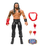 Mattel WWE Élite Grands Champions Roman Reigns Coffret figurine Roman Reigns de 15 cm de hauteur et accessoires à collectionner avec mains interchangeables, tenue de combat HWX34