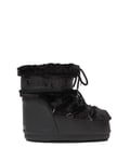 Moon Boot Icon Low Faux Fur Black (36/38 36/38)