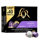 L'OR Lungo Profondo - 40 kapsler til Nespresso®