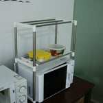 Standing Type Microwave Oven Storage Rack Double Kitchen Storage Holders  Home